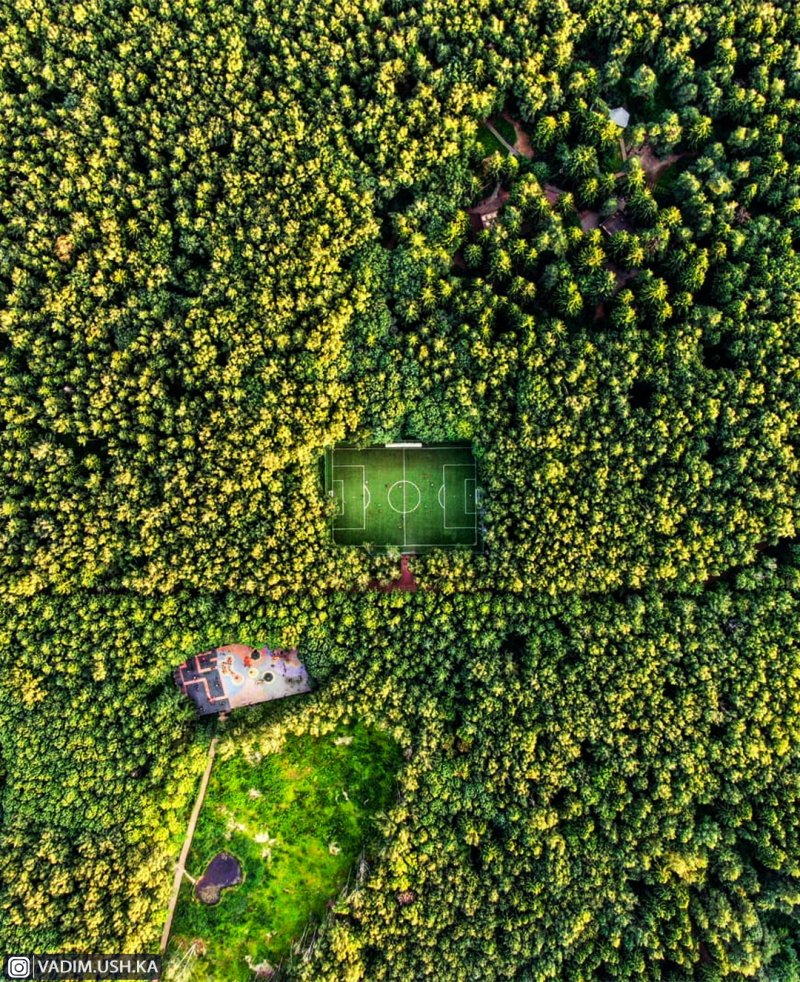 Мексиканский журналист обнаружил лучшее футбольное поле России, и оно находится в Мещерском парке