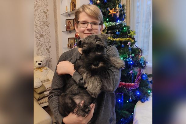 Николай Басков подарил щенка мальчику из Красногорска