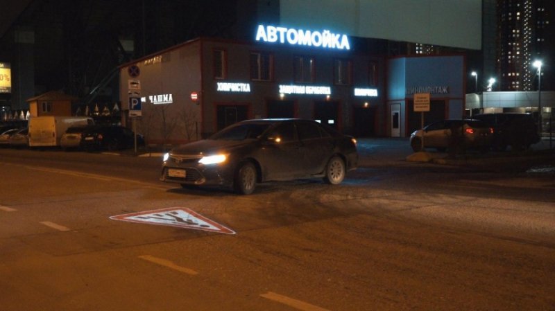 В Красногорске начали тестировать проекционные дорожные знаки