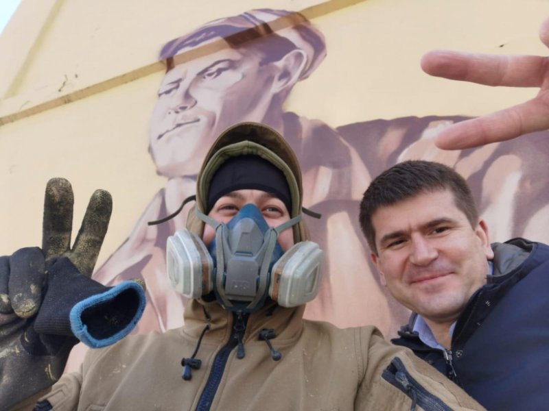 Ко дню победы в Орехово-Зуеве появится граффити-гигант