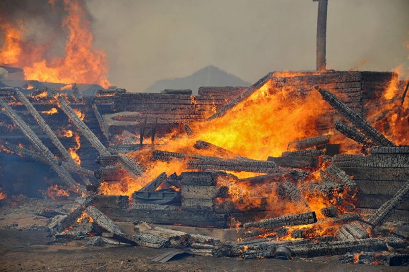 В дачном доме в Наро‑Фоминском округе произошел пожар