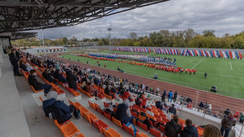 После реконструкции в Орехово-Зуево открыли стадион «Знамя труда» 