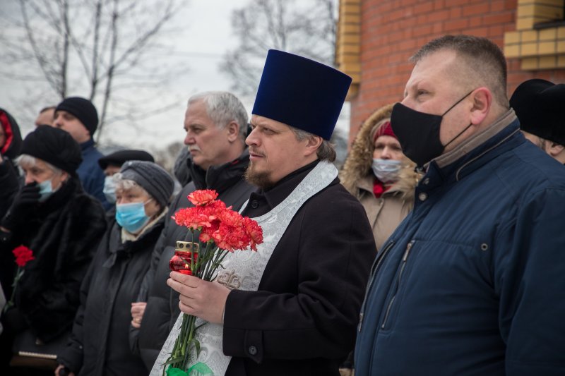 В Пушкино состоялся памятный митинг, посвящённый годовщине со дня полного снятия блокады Ленинграда