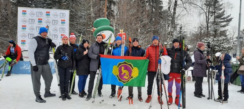 Десять пушкинцев стали участниками лыжной гонки в Мытищах