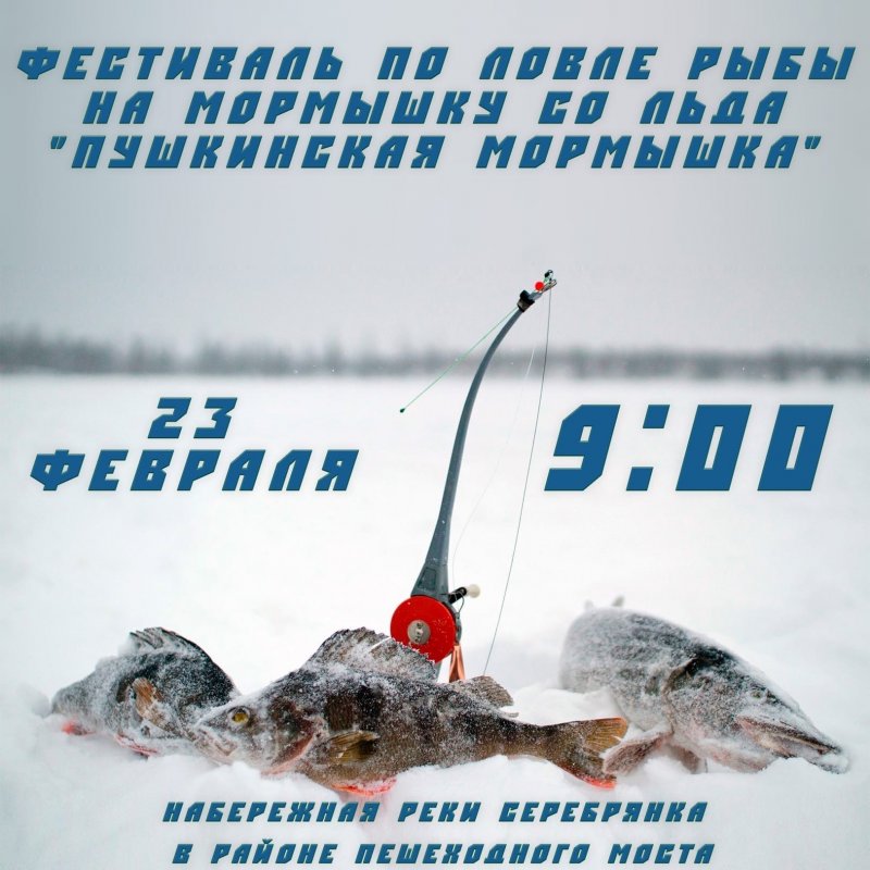 Фестиваль зимней рыбалки пройдет в Пушкино 23 февраля