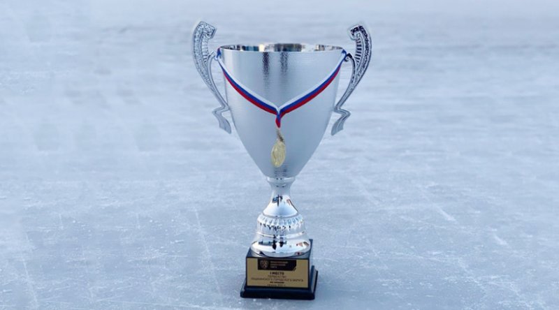 Главный трофей первенства Пушкинского округа по хоккею с шайбой представили в Пушкино