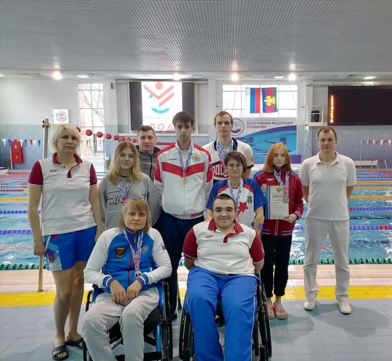 Пловцы из Подмосковья получили 10 медалей на чемпионате России среди спортсменов с ПОДА