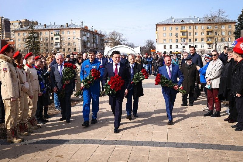 Губернатор принял участие в праздновании Дня космонавтики в Королёве