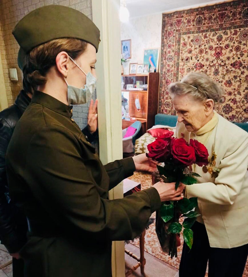 В Пушкино поздравляют ветеранов с приближающимся Днём Победы