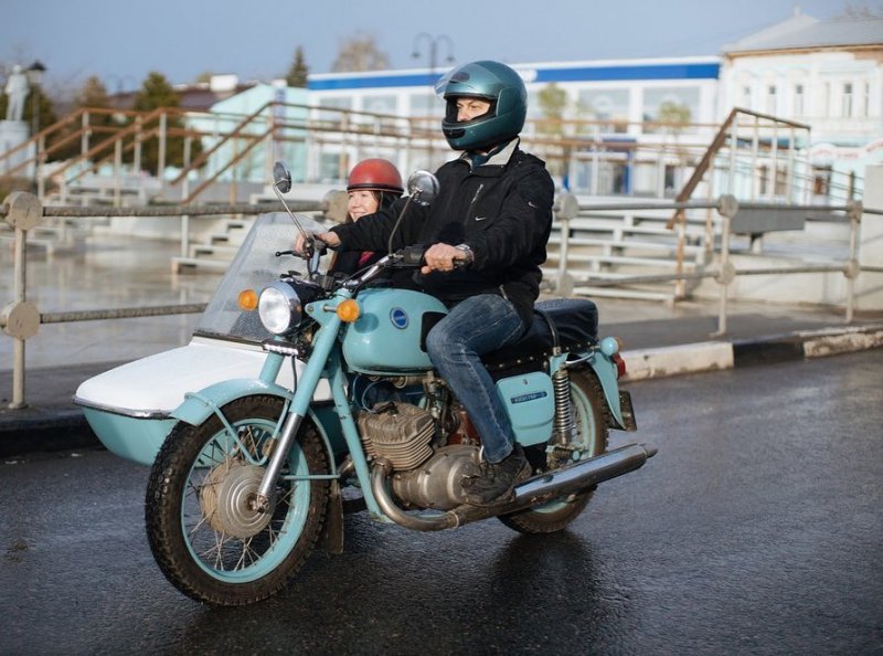 Экскурсии на советском мотоцикле начали проводить в Коломне