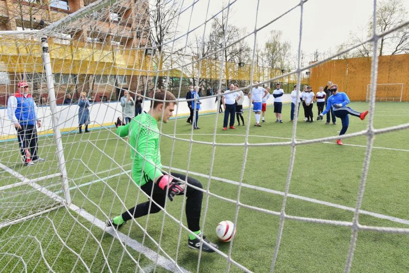 В Раменском состоялся инклюзивный футбольный матч с участием игроков сборной России