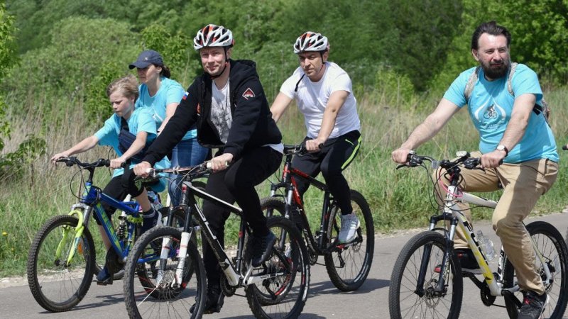 Терюшков принял участие в велопробеге «За трезвый образ жизни!» в Жуковском