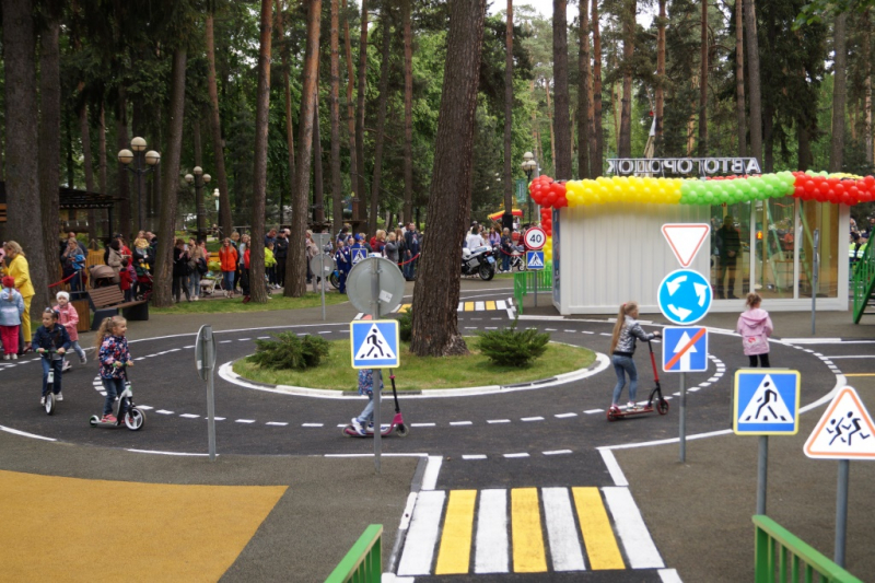 Уникальный автогородок открылся в Красногорске в честь Дня защиты детей
