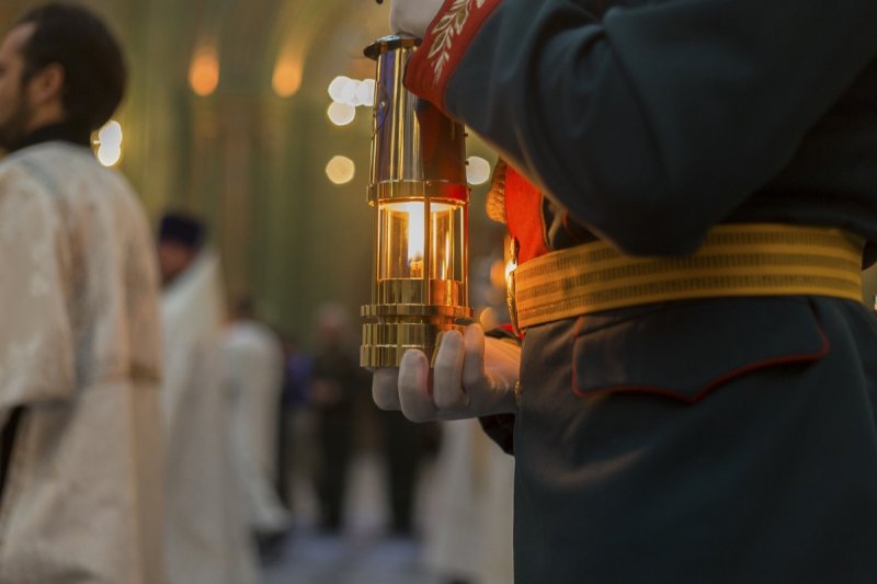 Главном храме ВС России в подмосковной Кубинке прошла акция "Свеча памяти"