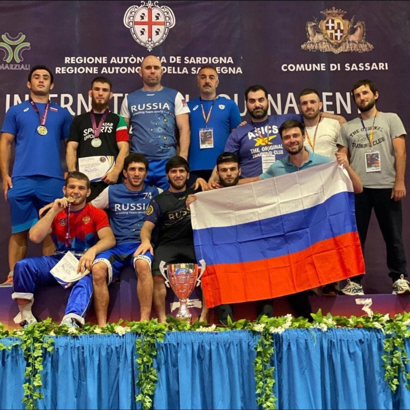 Борцы из Подмосковья завоевали семь медалей на международном турнире в Италии