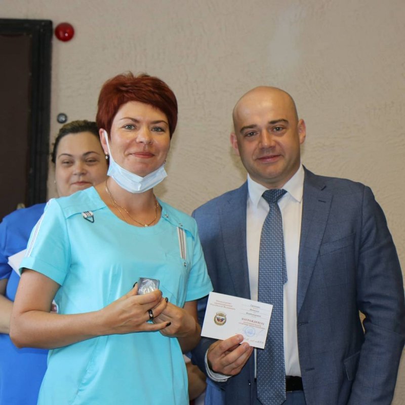 Медсестре из Ивантеевки вручили медаль «За заслуги в борьбе с пандемией COVID-19»