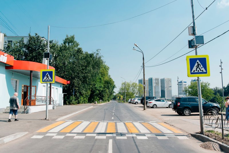 В Пушкинском округе продолжается ремонт дорог