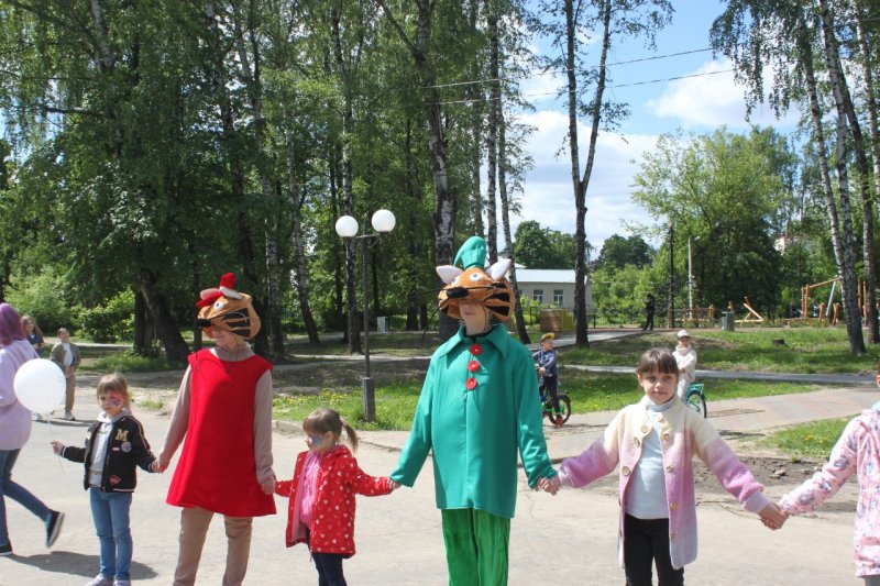 День защиты детей отметили в парке в Пушкино