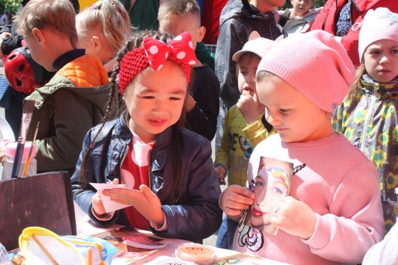 День защиты детей отметили в парке в Пушкино