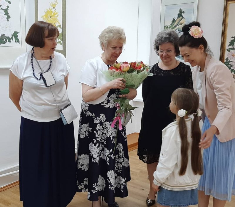 Выставка работ в стиле японской живописи открылась в Ивантеевке