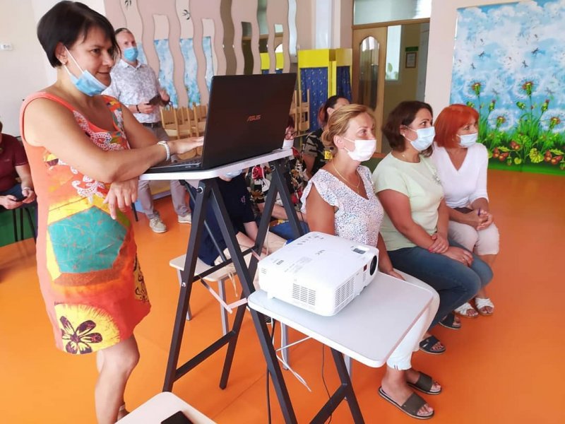 Ирина Слуцкая встретилась с работниками детского сада «Теремок»