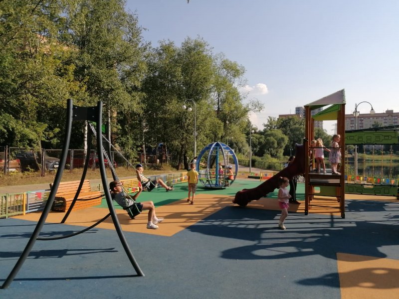 Ещё две губернаторские детские площадки появились в Пушкинском г.о.