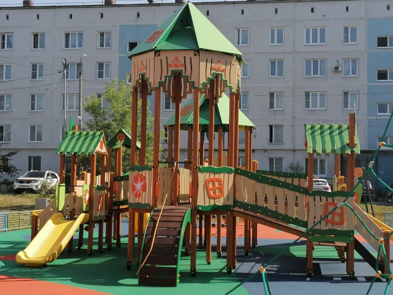 Ещё две губернаторские детские площадки появились в Пушкинском г.о.