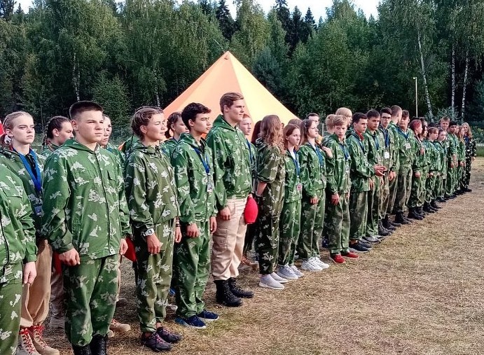 Пушкинская молодежь заняла второе место на сборах военно-патриотических организаций Московской области