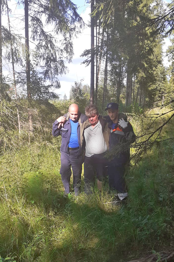 В Рузе спасатели вывели из леса мужчину с травмой ноги