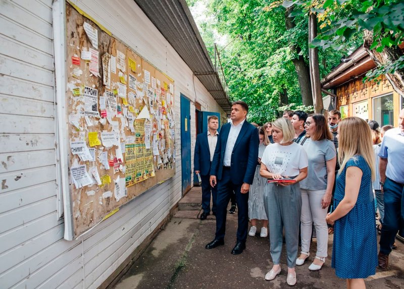 В Пушкино проверили качество содержания территорий вдоль улицы Толстого и в сквере Пришвина