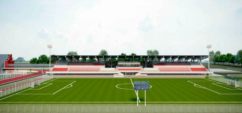 Облик нового стадиона в г. Рошаль согласован Мособлархитектурой