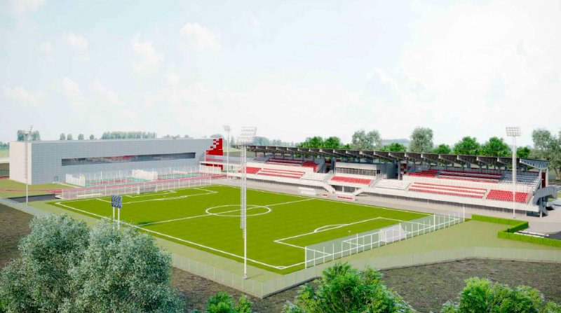 Облик нового стадиона в г. Рошаль согласован Мособлархитектурой