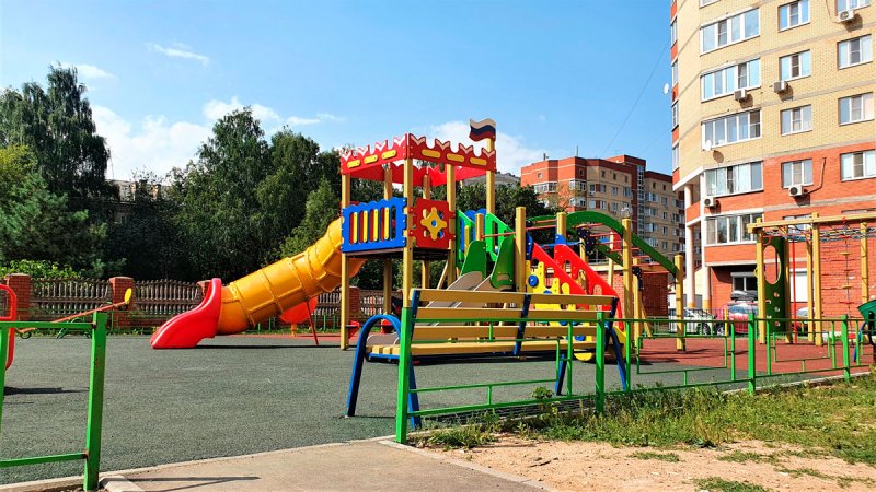 В Пушкино продолжается комплексное благоустройство дворов