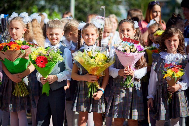 Школьные линейки в Пушкинском округе пройдут на открытом воздухе