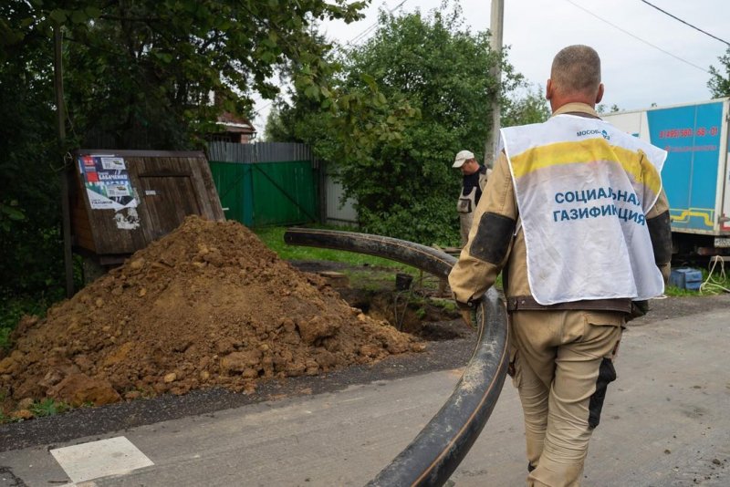 В Пушкинском округе ведутся строительно-монтажные работы по программе Социальной газификации