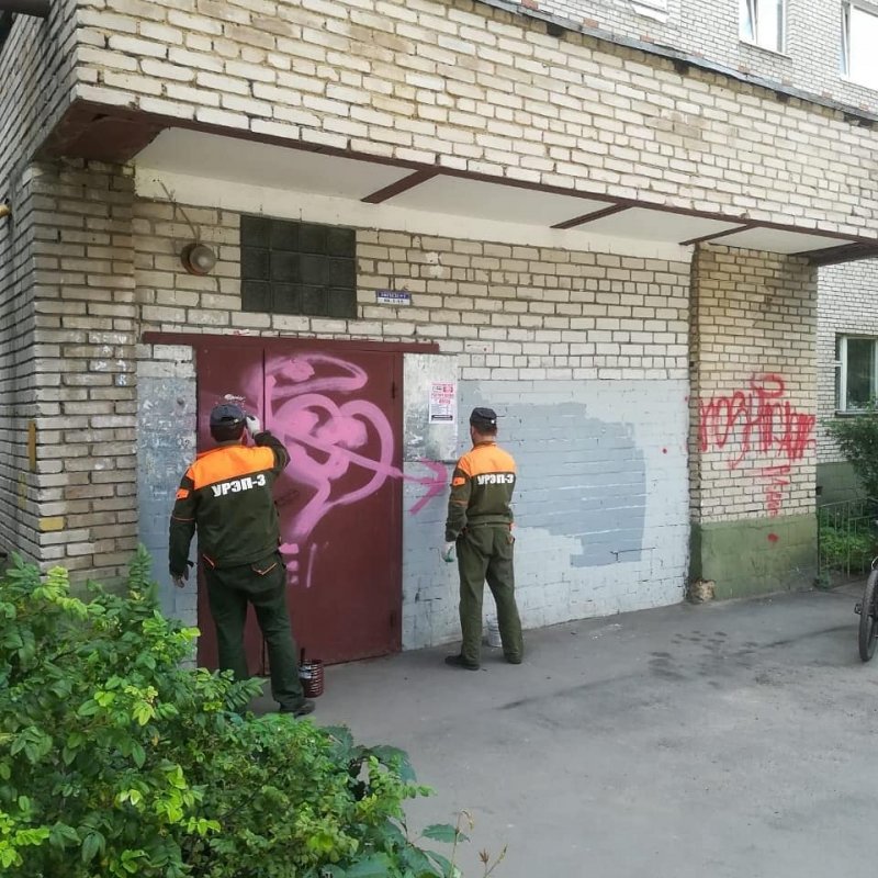 В Ивантеевке продолжается борьба с вандализмом