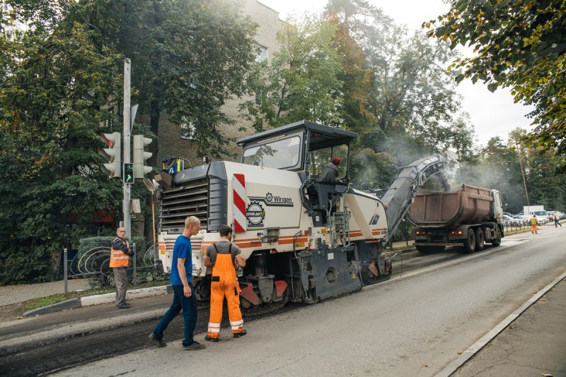 До середины октября в Пушкинском округе закончат ремонт еще 16 дорог