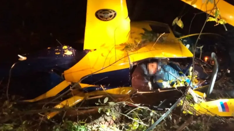В подмосковном Лыткарино потерпел крушение вертолет Robinson, выполнявший тренировочный полет