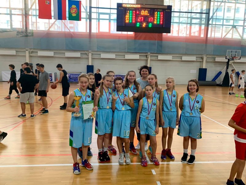Во Дворце спорта «Пушкино» прошёл Открытый турнир по баскетболу