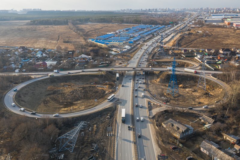 В районе города Жуковский изменится схема движения на трассе М-5 Урал 
