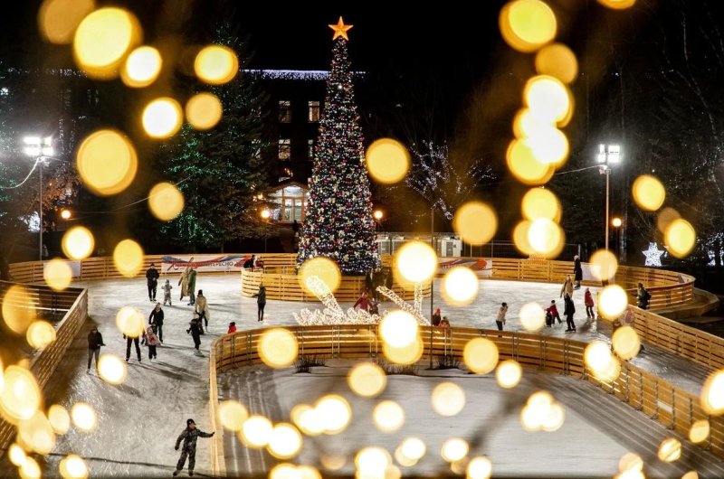 В каких парках Подмосковья можно будет покататься на коньках