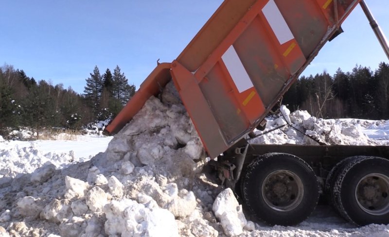В Минэкологии рассказали о правилах складирования снега