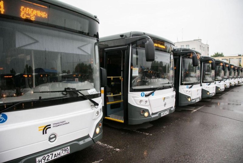 До конца января на маршруты Подмосковья выйдут 250 новых автобусов