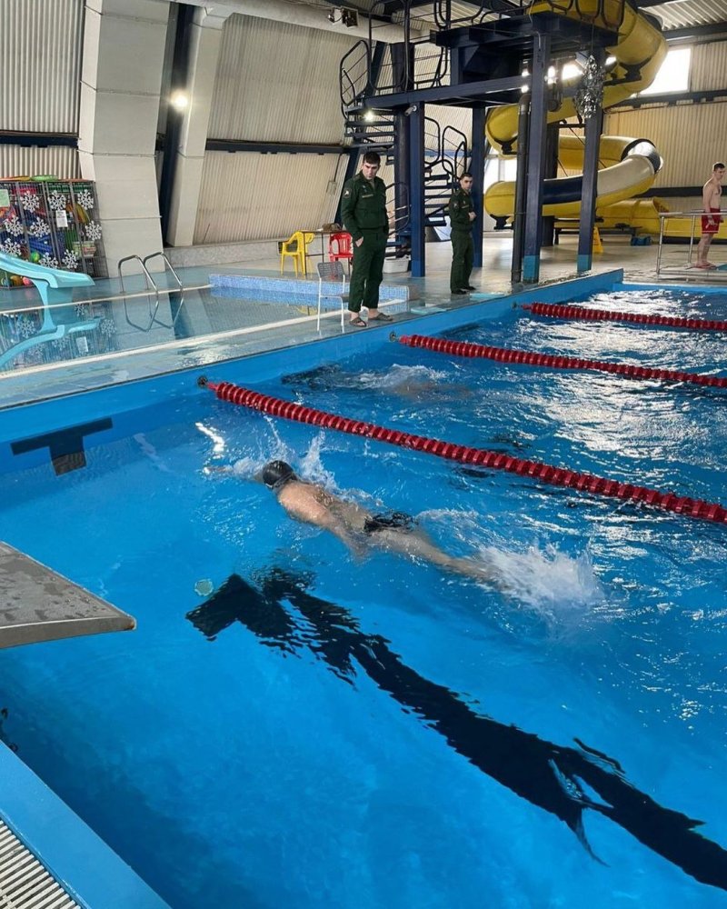 Соревнования по зимнему троеборью по плаванию среди военнослужащих прошли в Пушкино