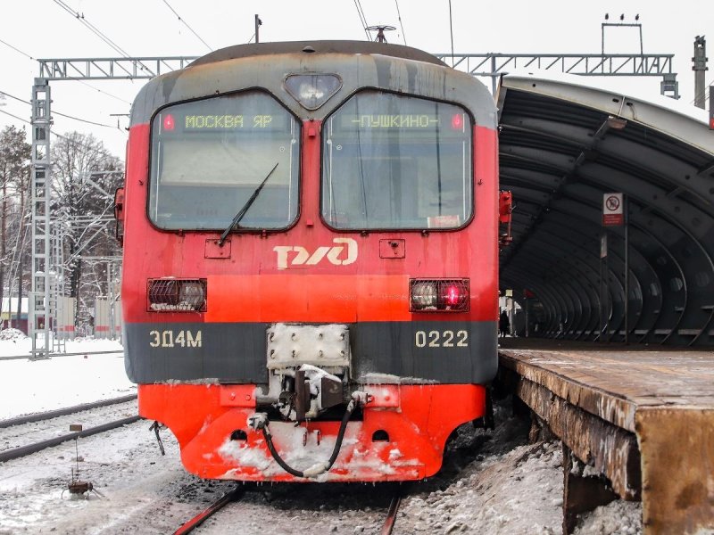 Расписание движения электричек поменяется в Пушкино в феврале