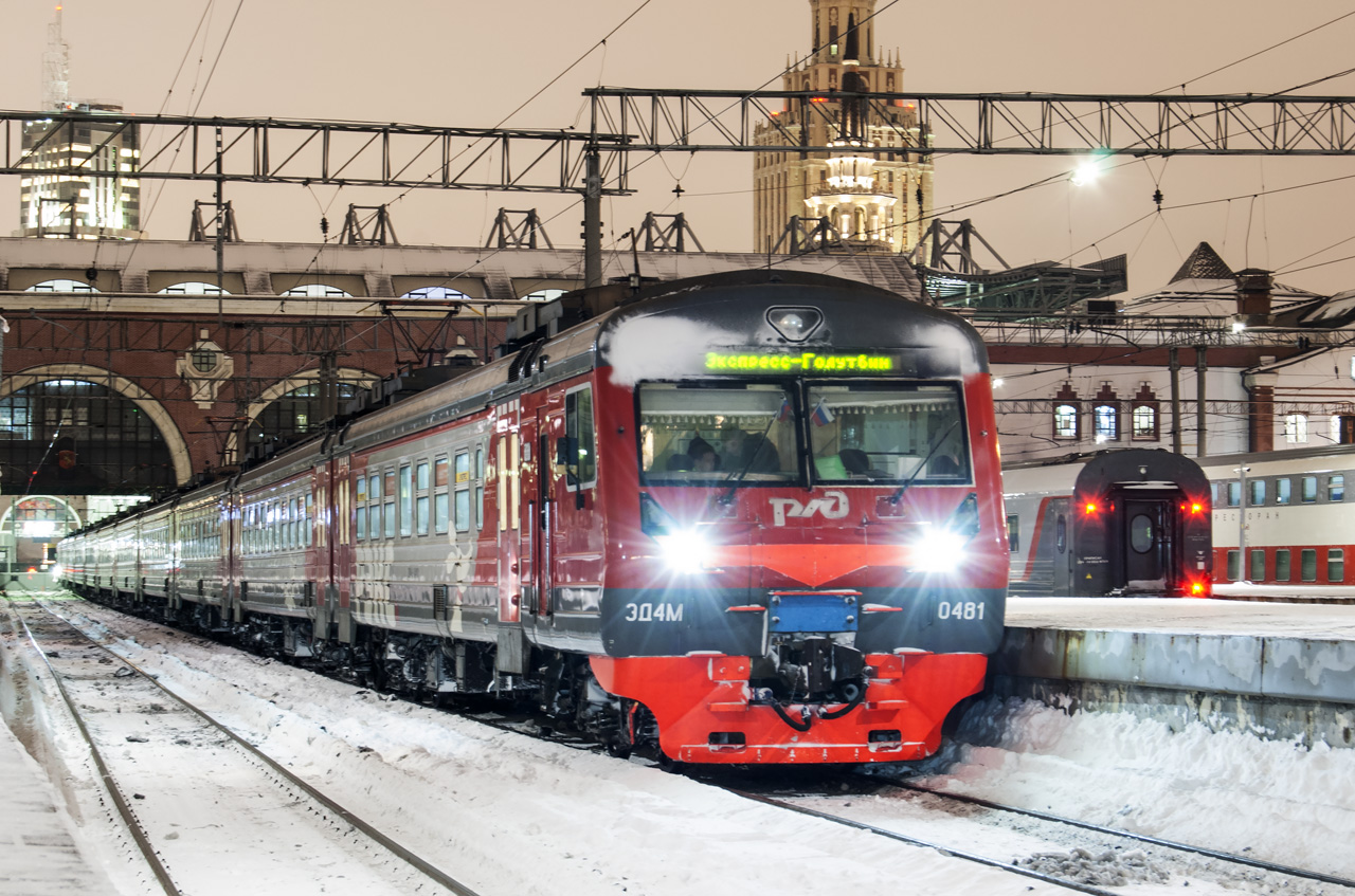 Казанский вокзал электропоезд эд4м