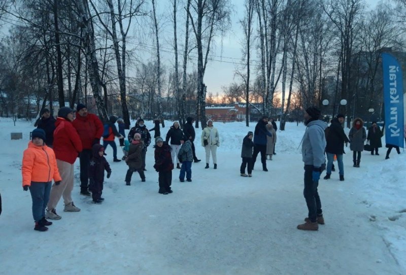В пушкинском парке провели открытую тренировку