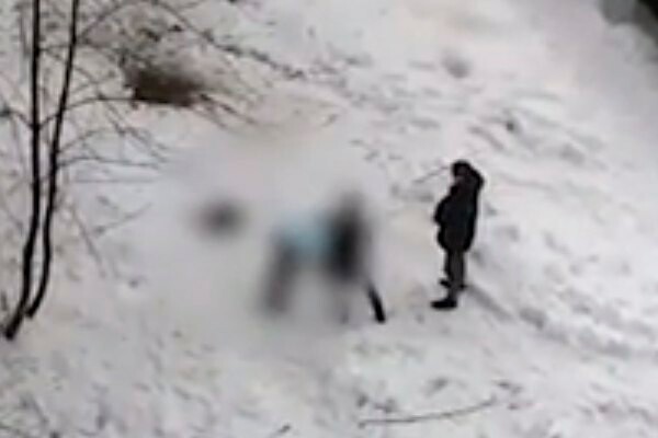 В Подольске трое рабочих при чистке снега упали с крыши