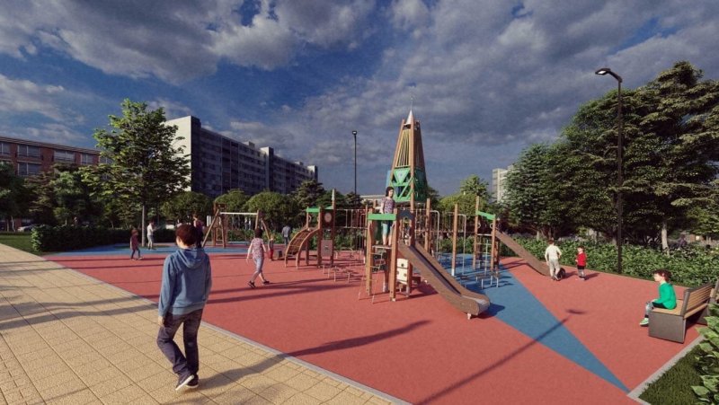 В 2022 году в Ивантеевке преобразится сквер на улице Рощинская