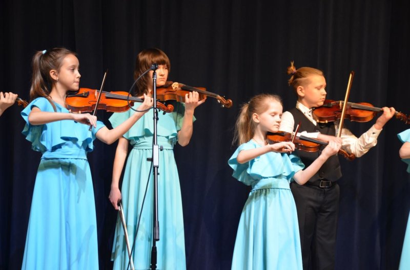 Ученики пушкинской музыкальной школы выступили с отчётным концертом